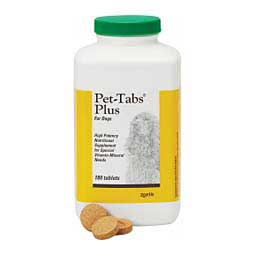 Pet-Tabs Plus Vitamin-Mineral Supplement for Dogs Zoetis Animal Health